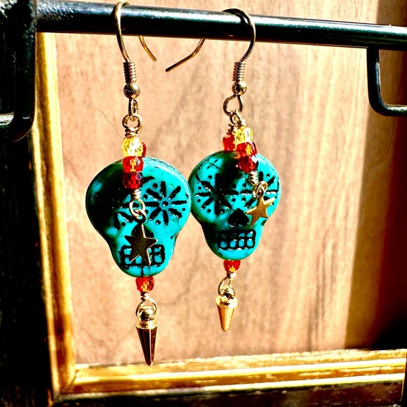 Dead Man’s Party Earring ~ Made to Order ~ Hand Crafted - Picture 6 of 7
